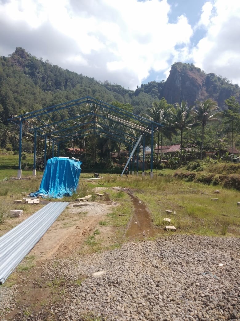 Monitoring Dana Desa, Pembangunan Sarana Olahraga Desa Watuduwur