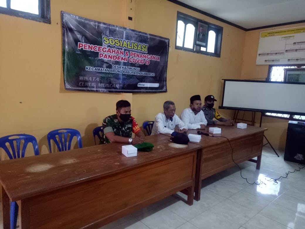 Sosialisasi Pencegahan Covid-19 di Desa Kaliwungu