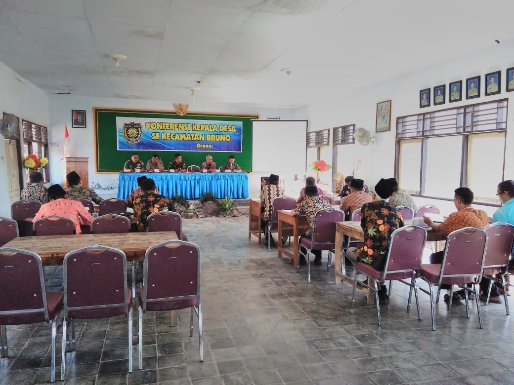 Rapat Koordinasi BPD Se-Kecamatan Bruno Bulan Juni