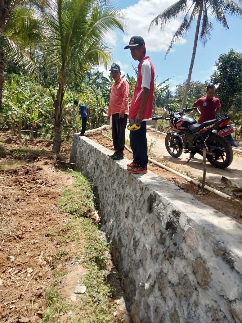 Monev Dana Desa Pembangunan Talud Desa Blimbing