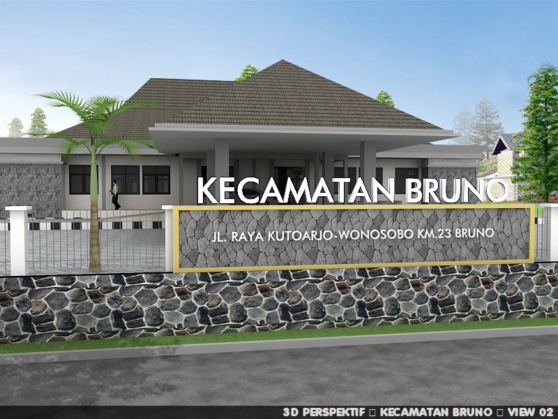 Bakal Calon Kantor Kecamatan Bruno