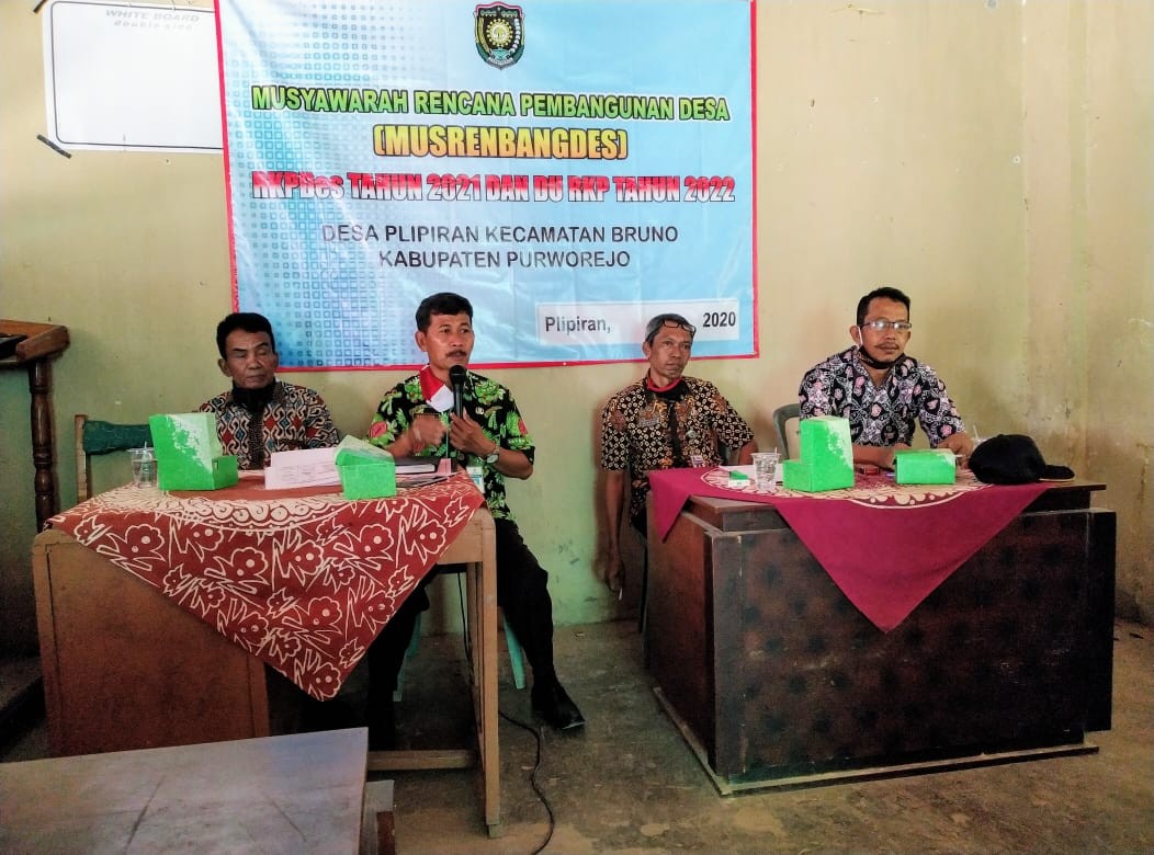 Musrenbangdes Desa Plipiran Kecamatan Bruno 