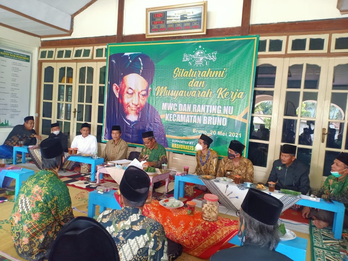 Silaturahmi dan Musyawarah Kerja MWC dan Ranting NU Kecamatan Bruno 