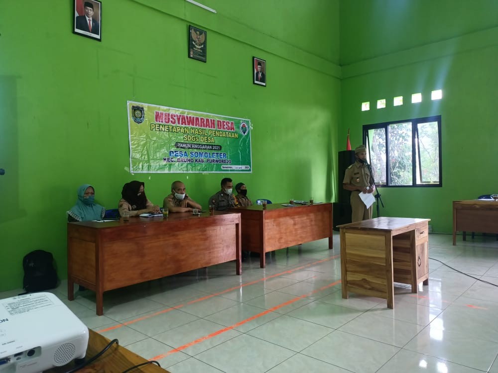 Monitoring Musdes SDGs Desa Somoleter, Kecamatan Bruno 