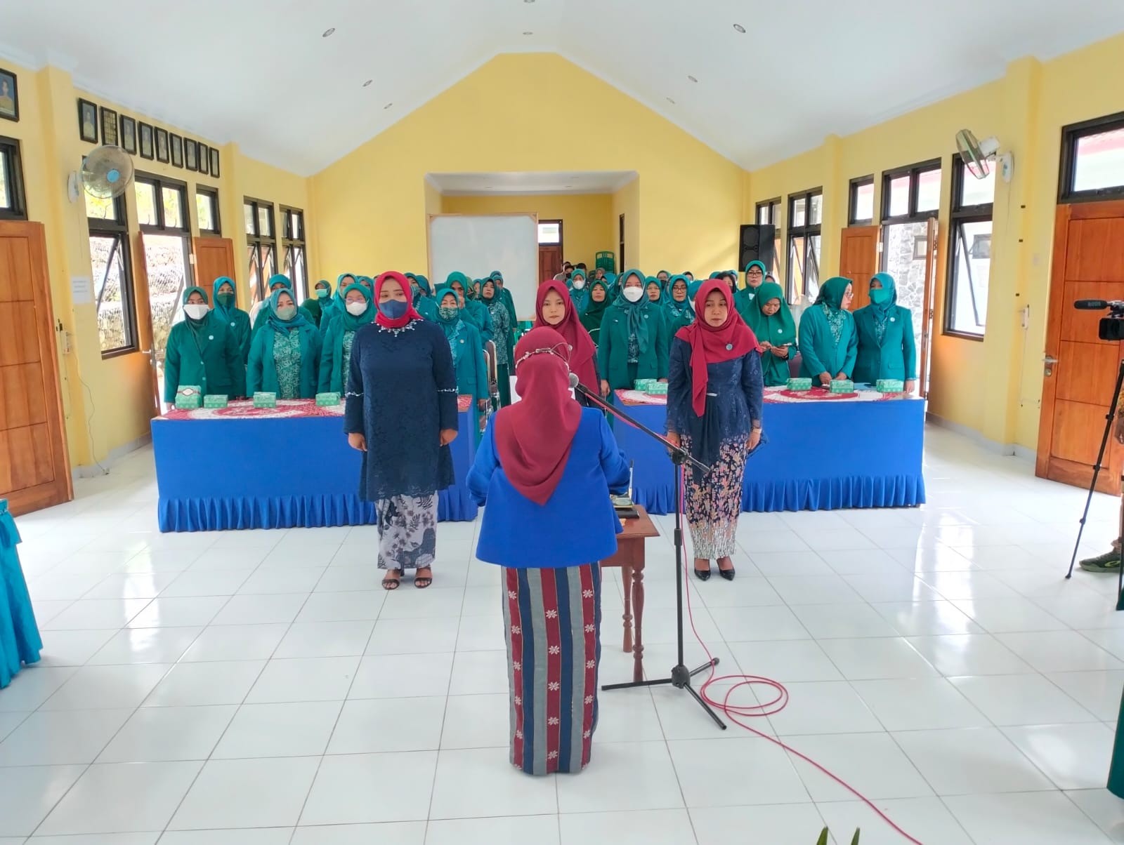 Pelantikan Tim Penggerak PKK di Aula Kec. Bruno