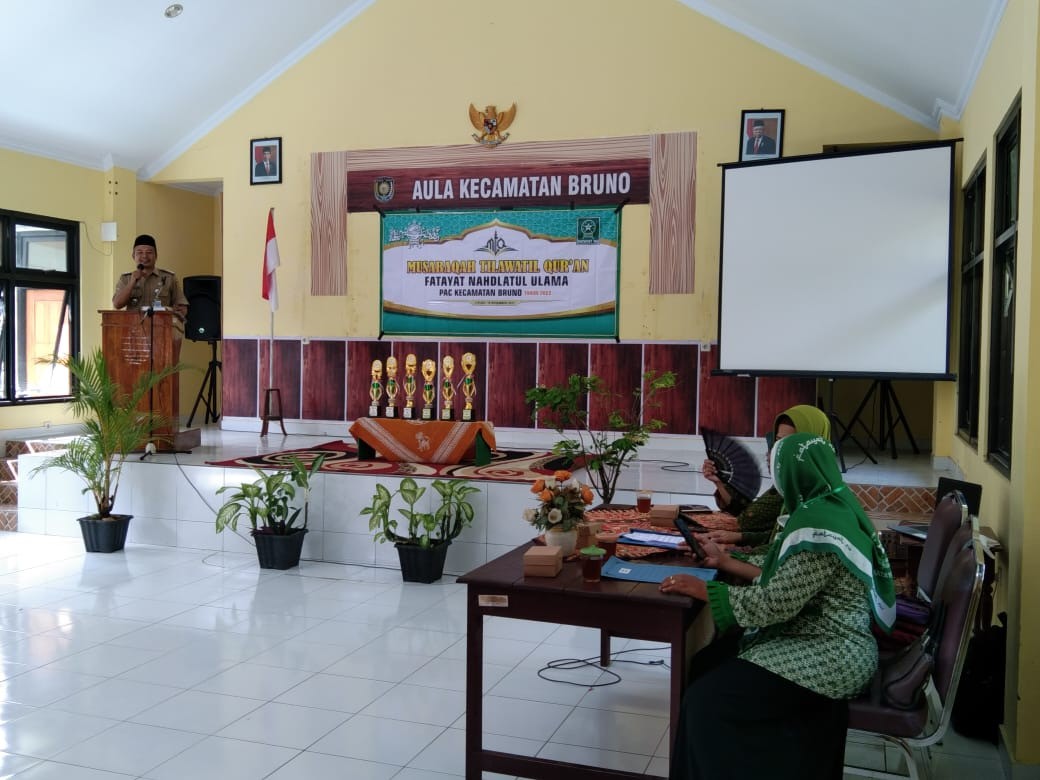 Pembukaan MTQ Muslimat Fatayat PAC Kec. Bruno