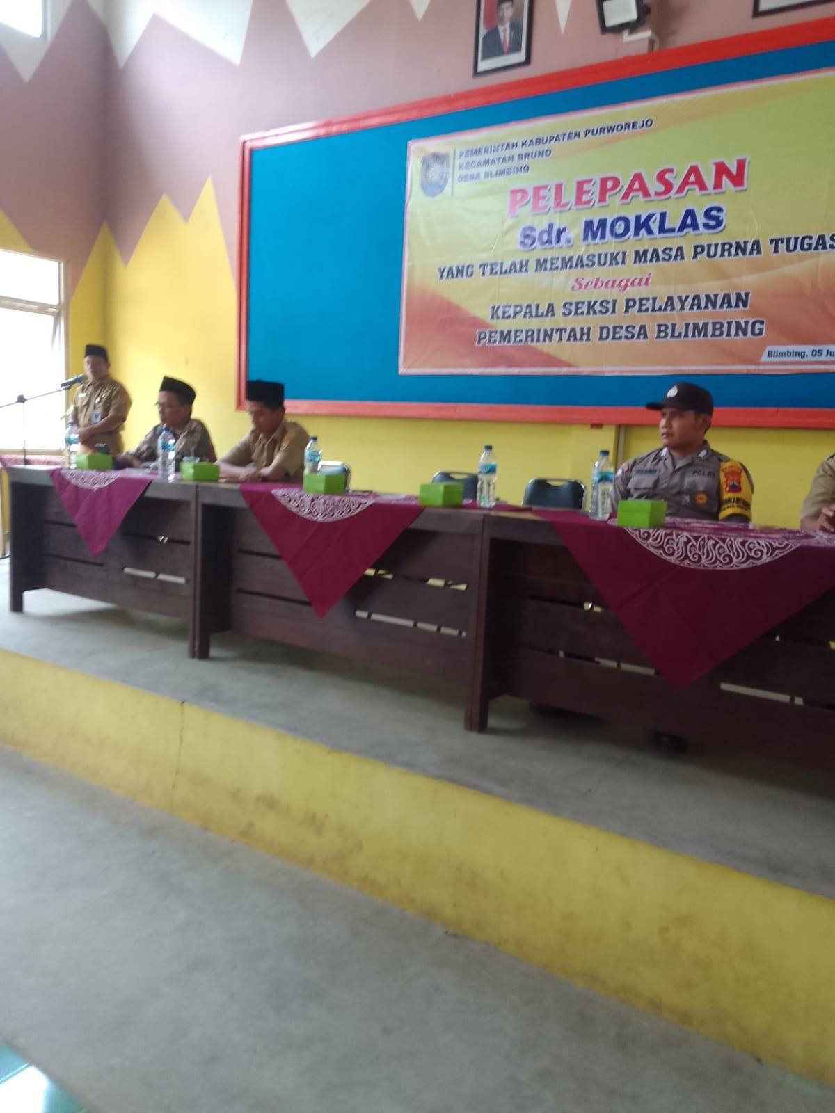 Pelepasan Purna Tugas Perangkat Desa Blimbing