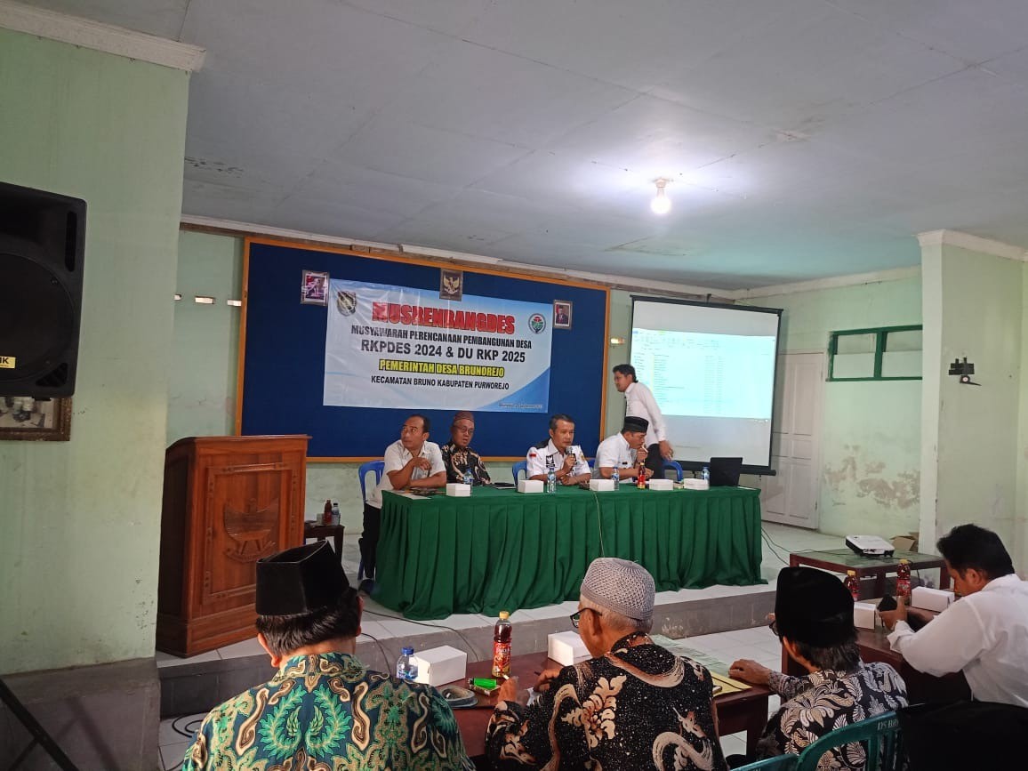 Musrenbangdes RKPDes Th 2024 dan DU RKP 2025 Desa Brunorejo