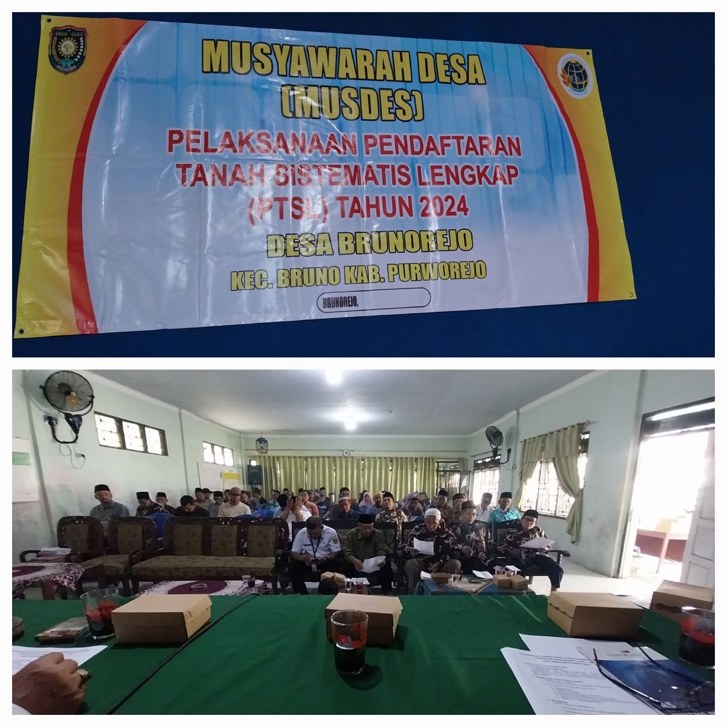 Musdes dan Sosialisasi PTSL Desa Brunorejo