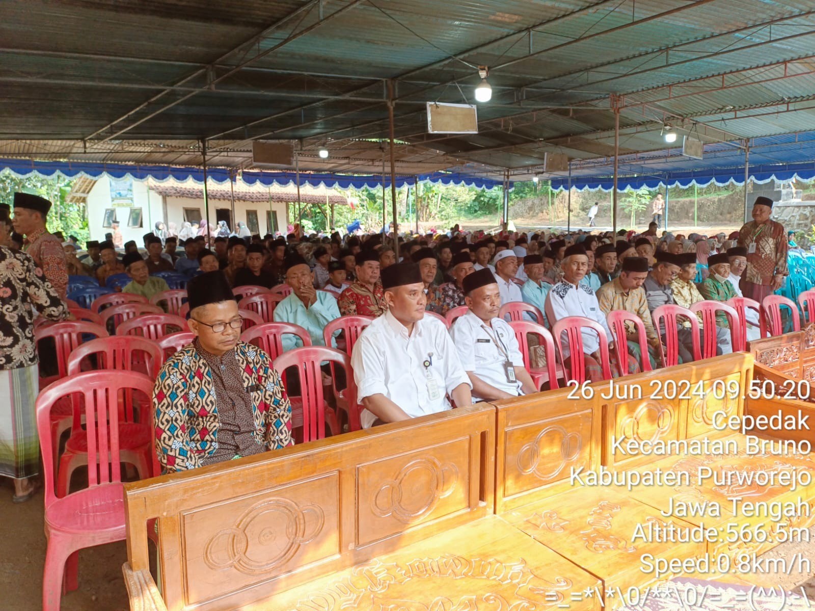 Akhirussanah serta Pengajian Umum MTs An-nawawi 7 di Desa Cepedak