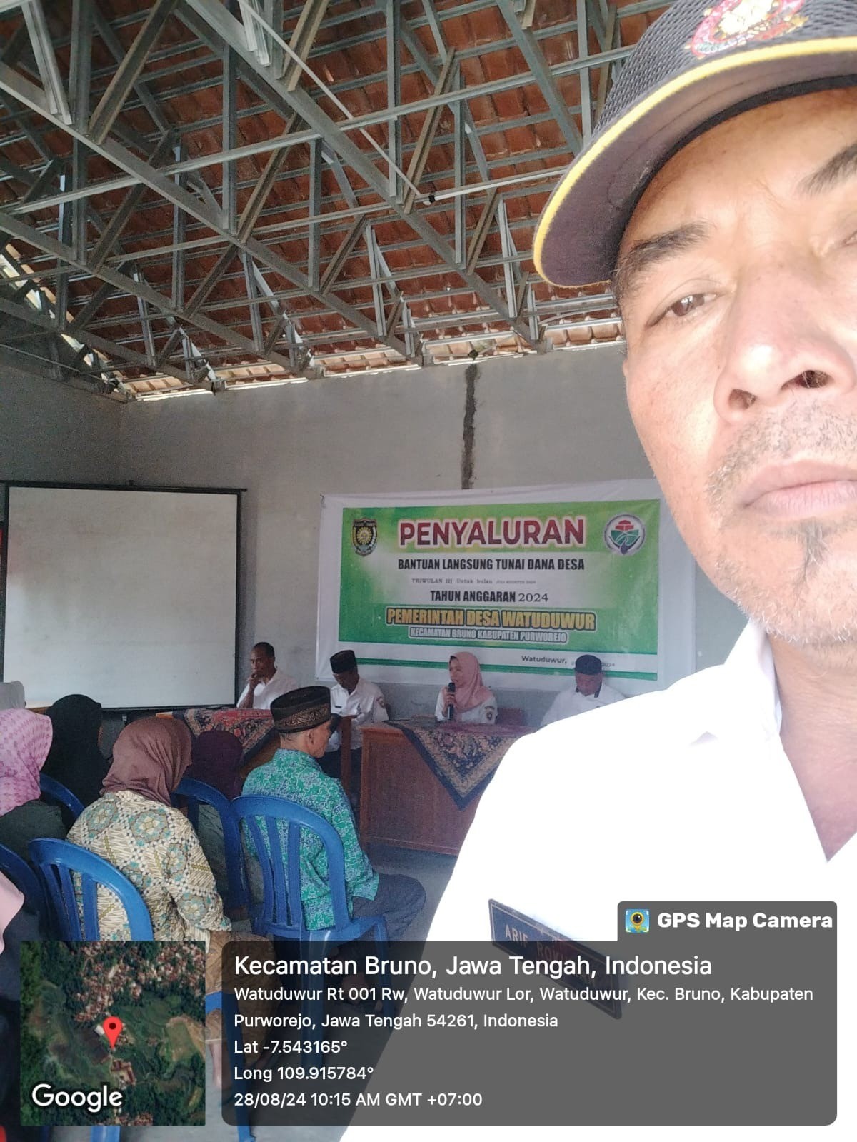 Penyaluran Bantuan Langsung Tunai Dana Desa di Desa Watuduwur