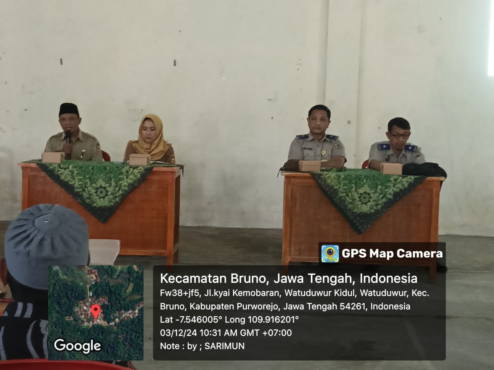 Monitoring Sosialisasi PTLS di Desa Watuduwur