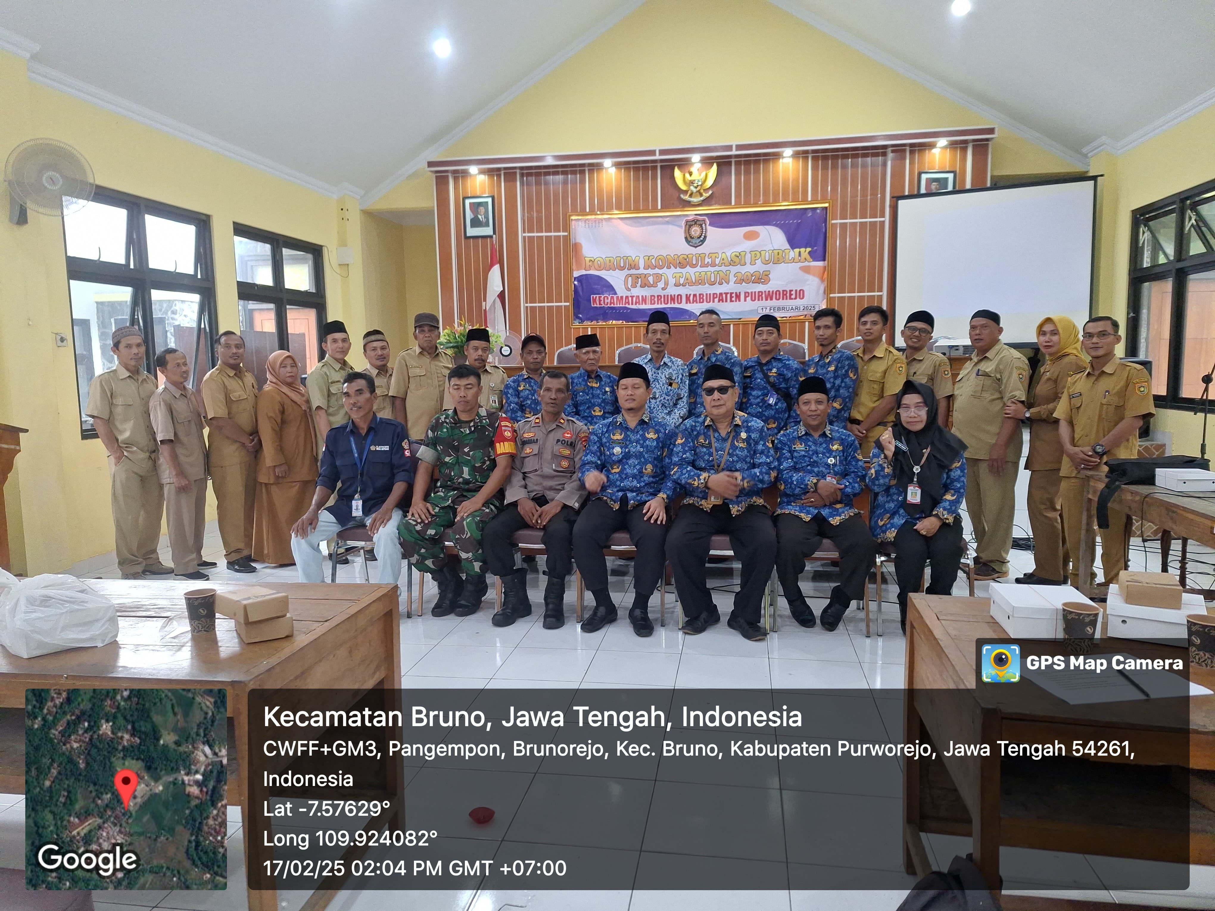 Rapat Koordinasi Fokum Konsultasi Publik Kecamatan Bruno