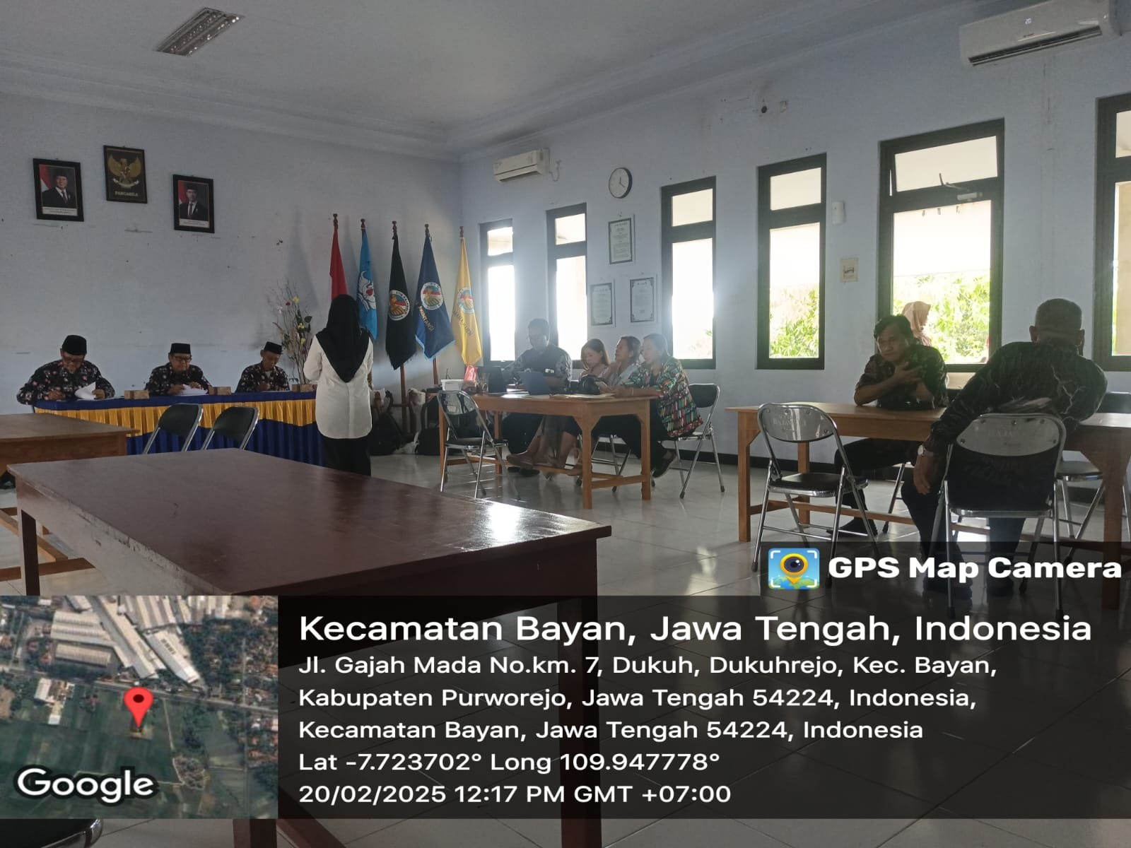 Tes Tertulis Untuk Calon Perangkat Desa Kaliwungu di STIE Rajawali Kaab.Purworejo